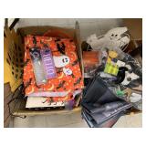 2 boxes of Halloween decor