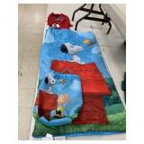 Snoopy kids sleeping bag and kids clothes