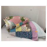 Vntg 2 Quilt Comforters, See Pics Need Repairs