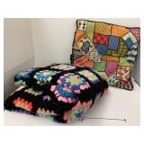 Afghan and Pillow