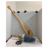Nautical Items, Oar, Wheel, Bobber
