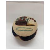 Navajo Sand Art Trinket Box