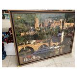 Heidelberg framed wall hanging