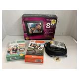 Digital photo frame, Nikon Cool Pix, & selfie