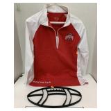 Ohio State Shirt and Football Metal Trivet