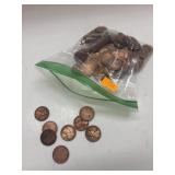 Approx 100 cnt Wheat Pennies