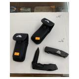 2cnt apex survival pocket knives - no shipping