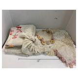 Doilies and Table cloths items
