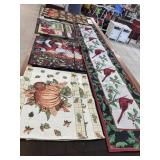 Cardinal runner & holiday placemats