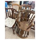 Vintage Wooden Chairs Lot
