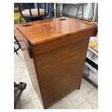 Wooden Container for Trash Receptacle