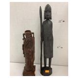2 Decorative Statues