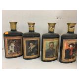 4 Decanters - empty / no alcohol