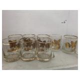 8cnt Leaf glasses