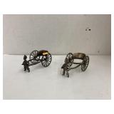 Vntg brass Melba figures