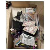 Box of office items and misc