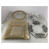 Decorative plates and bowls