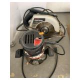 Craftsman saw and router