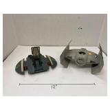 Mattel Battlestar Galactica toy & Star Wars model