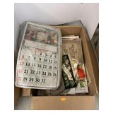 Misc Vntg Box, Calendars, Advertising, Cards