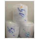 3cnt rolls of 50ft bubble wrap