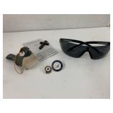 Sunglasses, Pins, Cross, Bird Group Lot