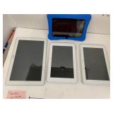 4cnt tablets, no cords, unknown working