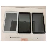 3cnt tablets, no cords, unknown working