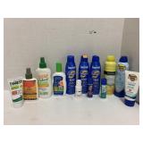 Sunscreen, insect Repellent, Most expired