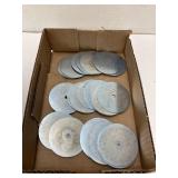 Flat of 31- 3 inch washers