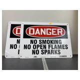 2- metal Danger signs