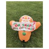 Gingerbread Man Inflatable Decor