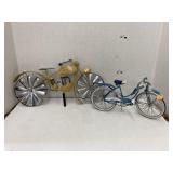 Motorcycle windmill & Schwinn model