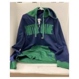Hooded, zippered Notre Dame sweatshirt