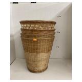 5 wicker baskets