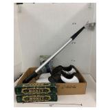 Golf Flat, Shoes, Balls, telescoping retriever,
