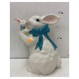 Ceramic bunny figure