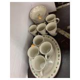 Bowls, Platter, Mugs, Merry Brite