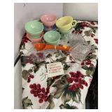 Virgin Glassware and misc