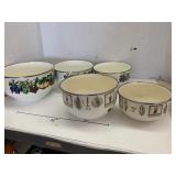5cnt metal bowls