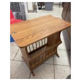 End Table Magazine Rack