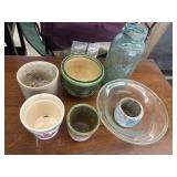Ball Jar & Planters Lot