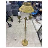 Vintage Mustard Yellow Floor Lamp Mid Century