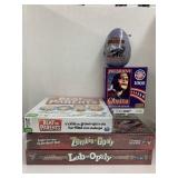 All Unopened 4 Games & a Puzzle, Obama, Zombie