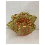 Hand Blown glass bowl