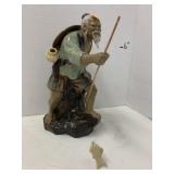 Statue Oriental Fisherman