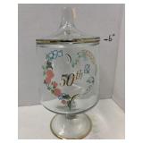 Vntg Fenton Candy Dish w Lid