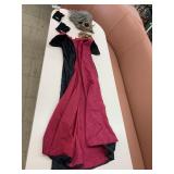Halloween Cape, 2 Masks, Bike Gloves
