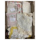 Kitchen towels, doilies