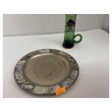 Mexican Alpaca Aztec Plate & Prate Skeleton Shot